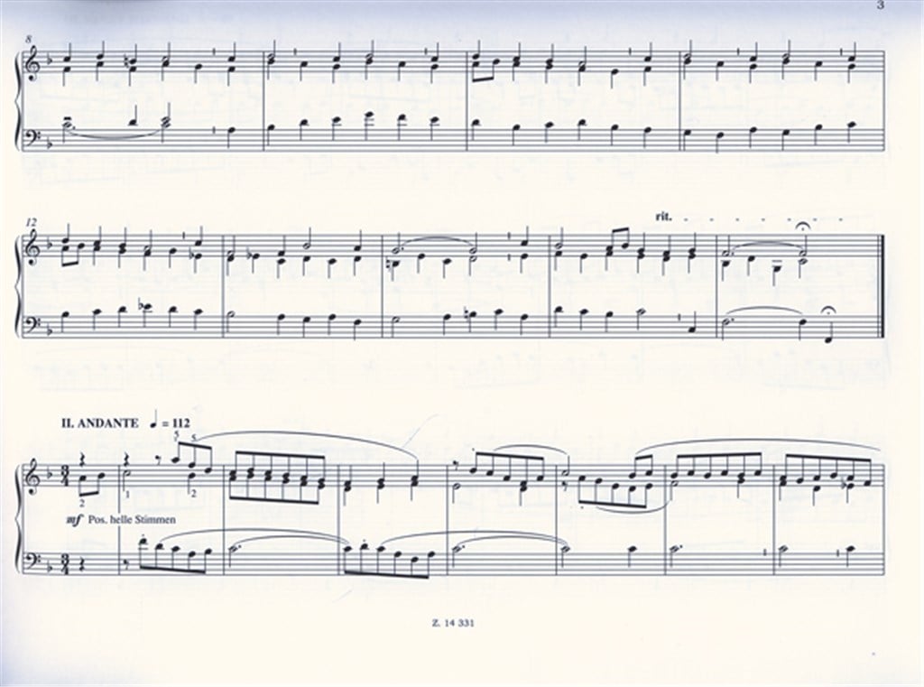Partita über Macht hoch die Tür für Orgel